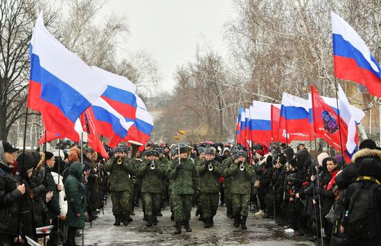 Празднование 80-летия освобождения Луганска от немецко-фашистских захватчиков
