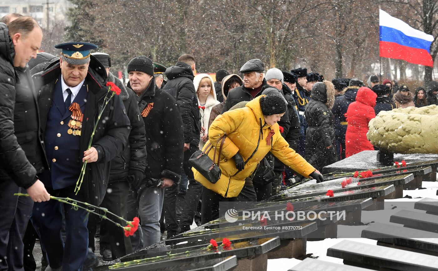 Празднование 80-летия освобождения Луганска от немецко-фашистских захватчиков