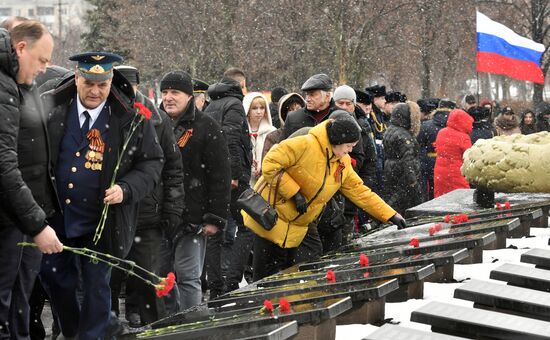 Празднование 80-летия освобождения Луганска от немецко-фашистских захватчиков