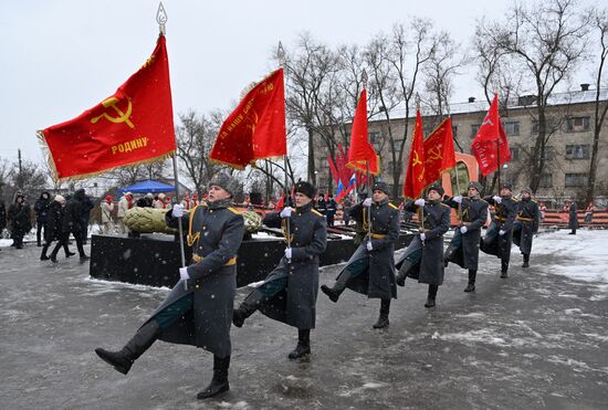 Празднование 80-летия освобождения Луганска от немецко-фашистских захватчиков