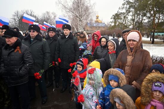 Празднование 80-летия освобождения Луганска от немецко-фашистских захватчиков