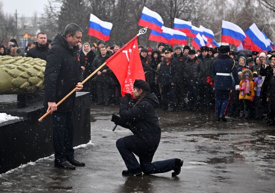 Празднование 80-летия освобождения Луганска от немецко-фашистских захватчиков