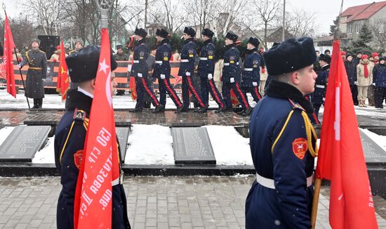 Празднование 80-летия освобождения Луганска от немецко-фашистских захватчиков
