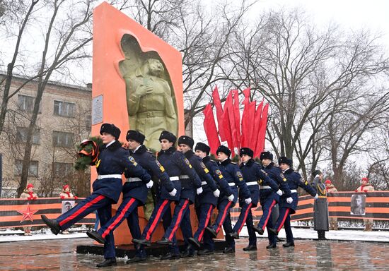 Празднование 80-летия освобождения Луганска от немецко-фашистских захватчиков