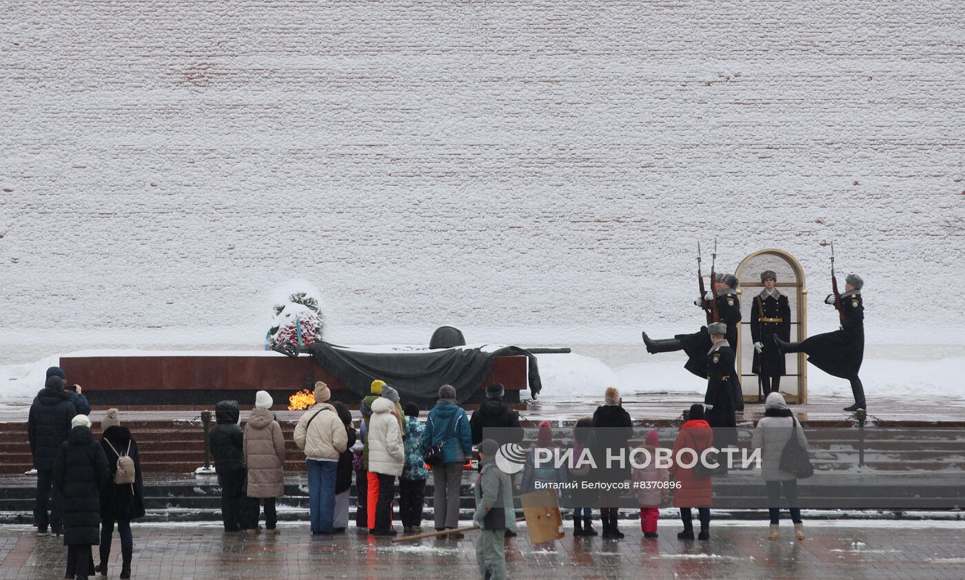 Снег в Москве