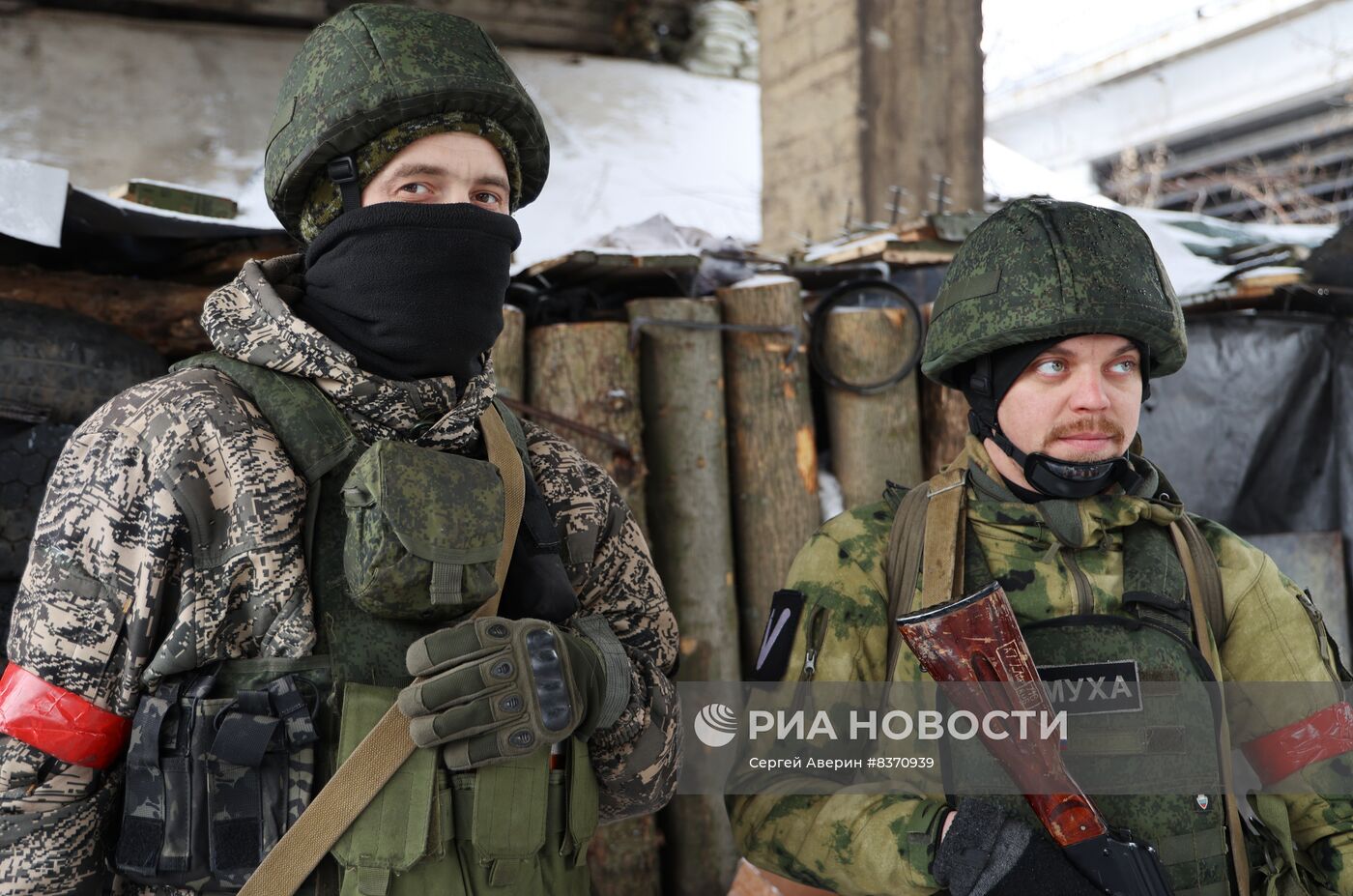 Бойцы ВС РФ на Авдеевском направлении