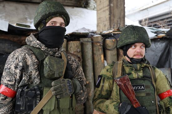 Бойцы ВС РФ на Авдеевском направлении