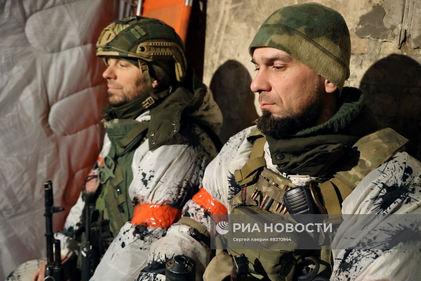 Бойцы ВС РФ на Авдеевском направлении