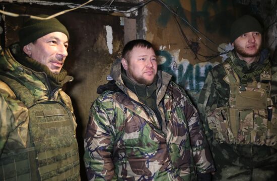 Бойцы ВС РФ на Авдеевском направлении