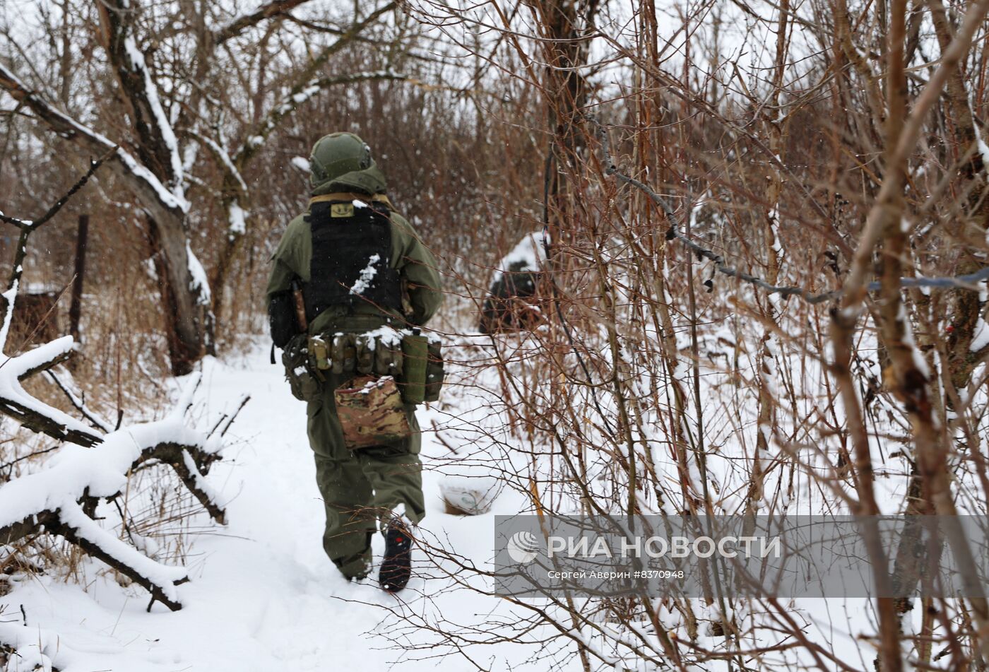 Бойцы ВС РФ на Авдеевском направлении