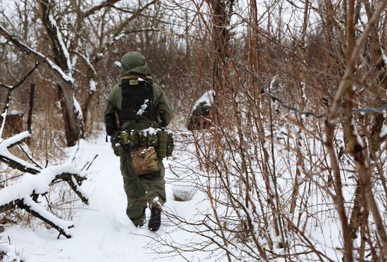 Бойцы ВС РФ на Авдеевском направлении