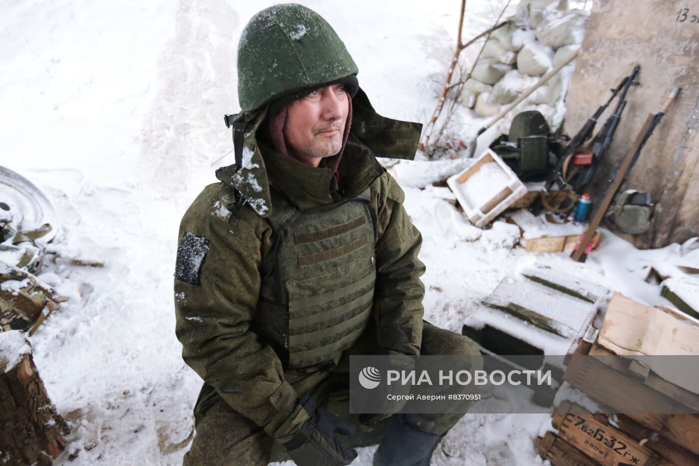 Бойцы ВС РФ на Авдеевском направлении