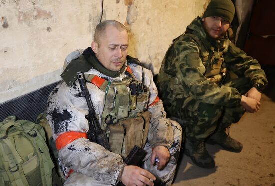 Бойцы ВС РФ на Авдеевском направлении