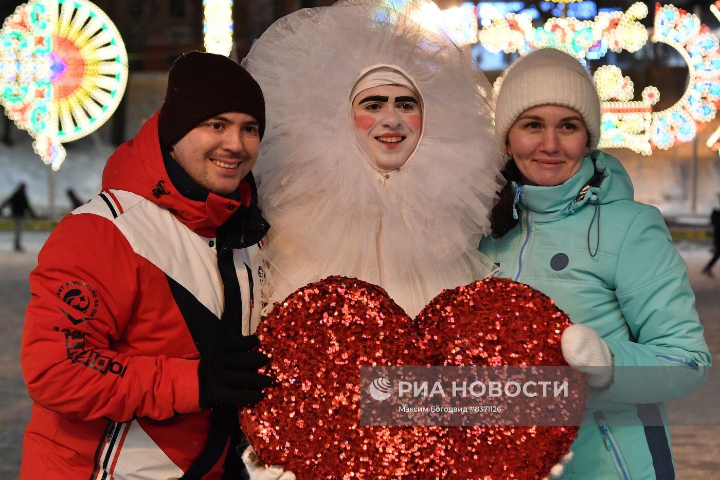 Празднование Дня всех влюбленных в Казани