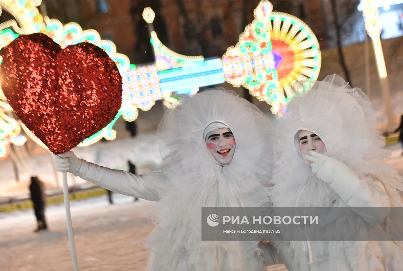 Празднование Дня всех влюбленных в Казани