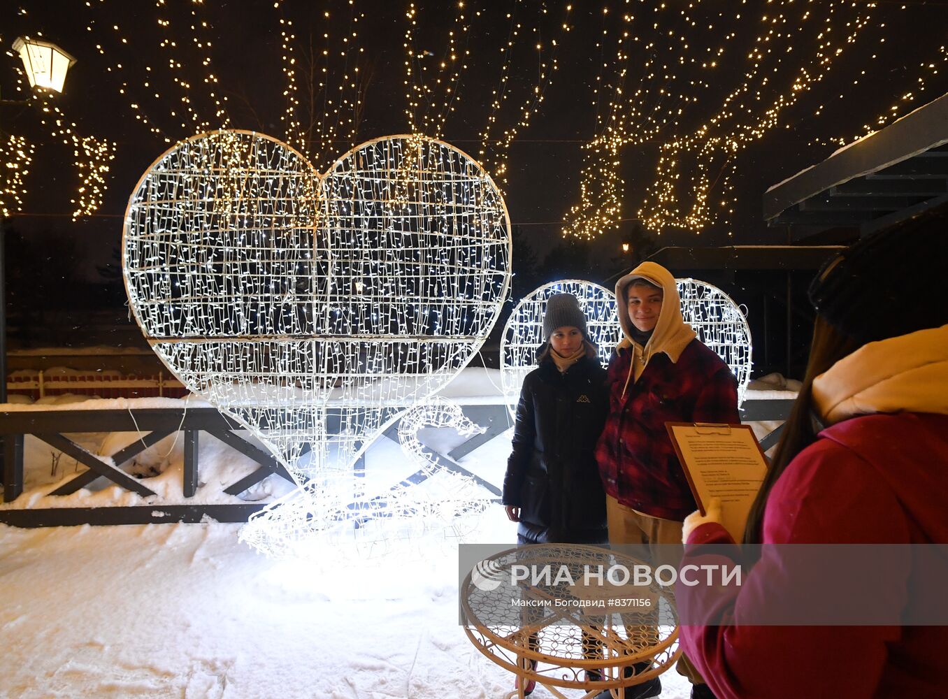 Празднование Дня всех влюбленных в Казани