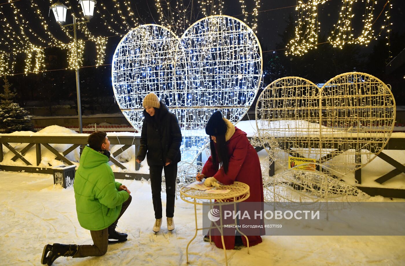 Празднование Дня всех влюбленных в Казани