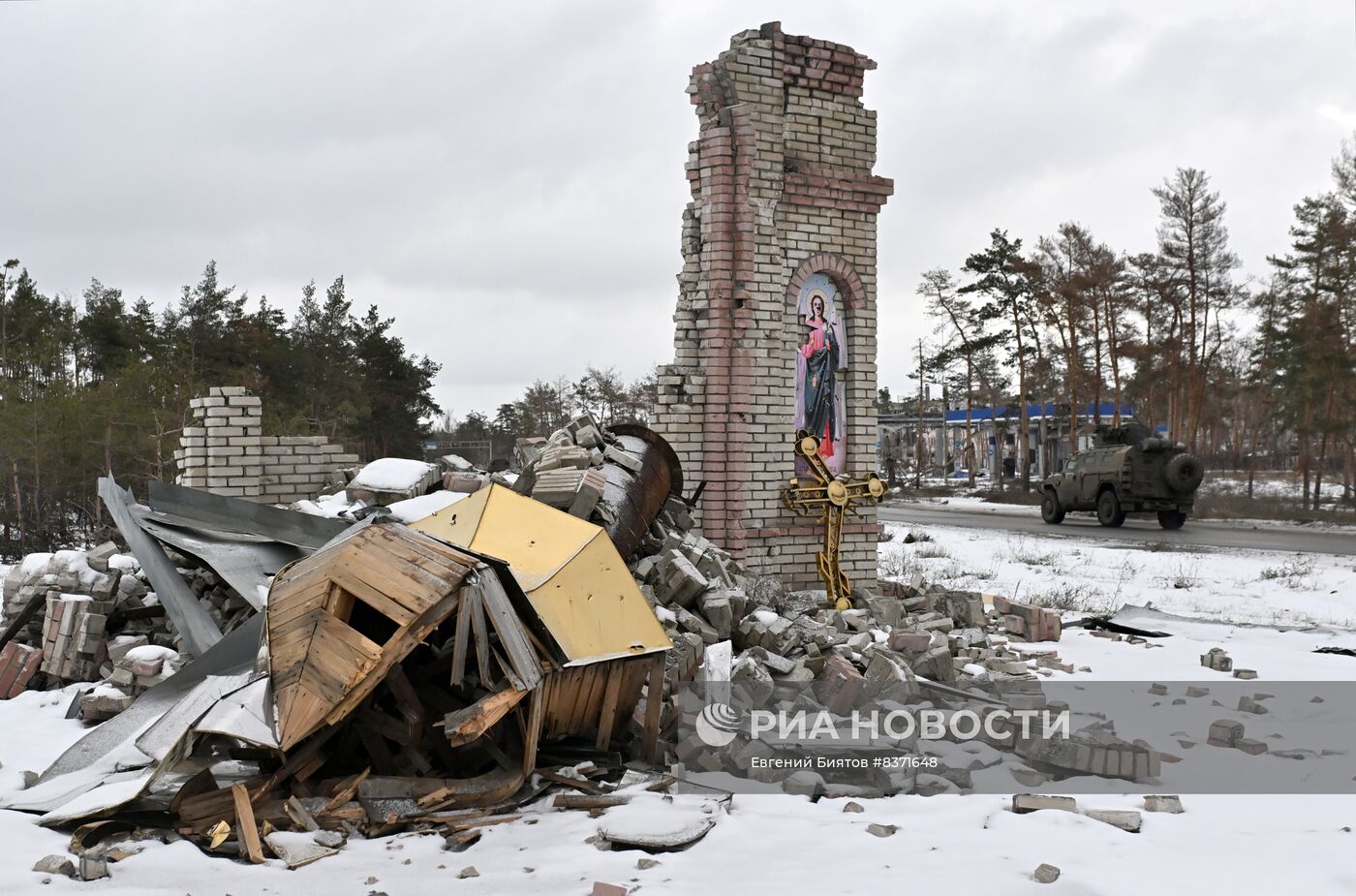  Разрушения в Рубежном и Северодонецке в ЛНР