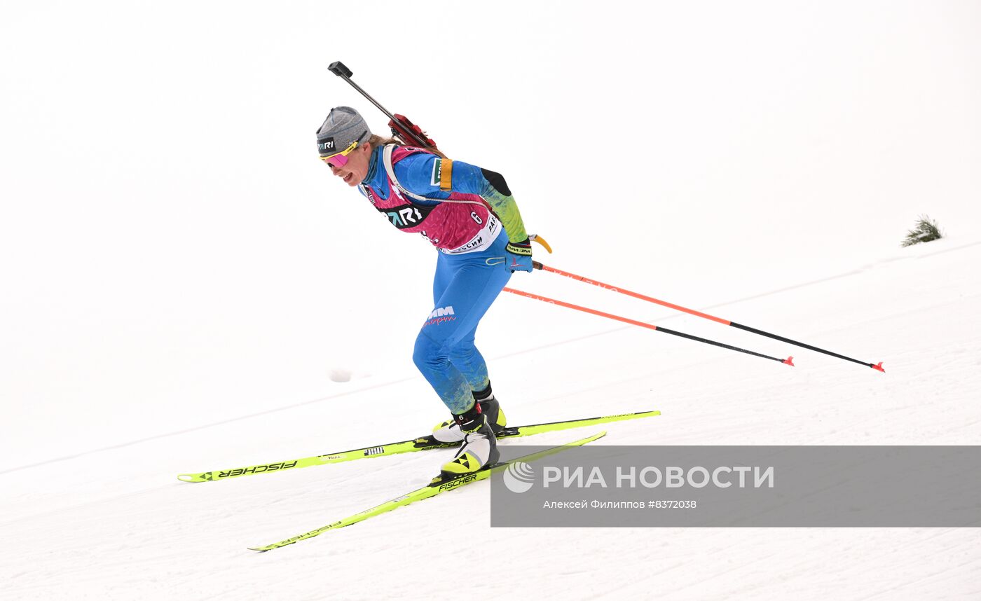 Биатлон. Кубок России. Женщины. Спринт