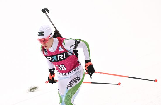 Биатлон. Кубок России. Женщины. Спринт