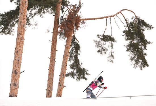 Биатлон. Кубок России. Женщины. Спринт