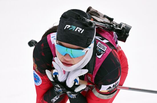 Биатлон. Кубок России. Женщины. Спринт