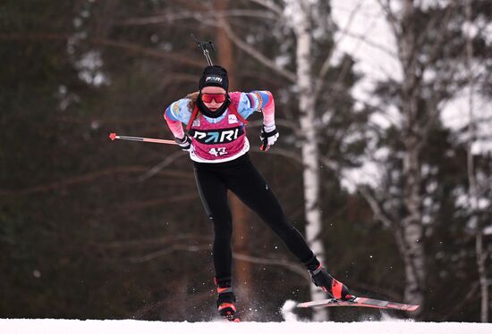 Биатлон. Кубок России. Женщины. Спринт