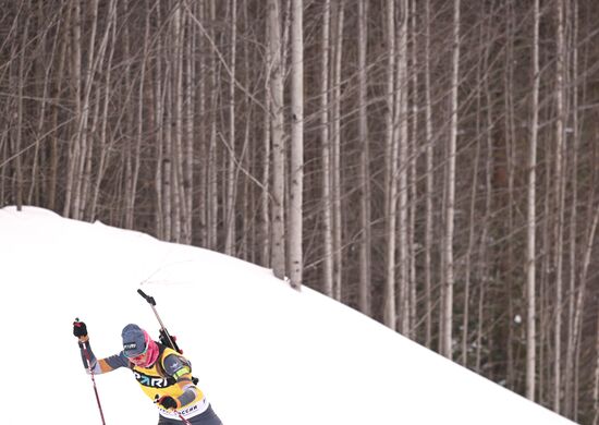 Биатлон. Кубок России. Женщины. Спринт