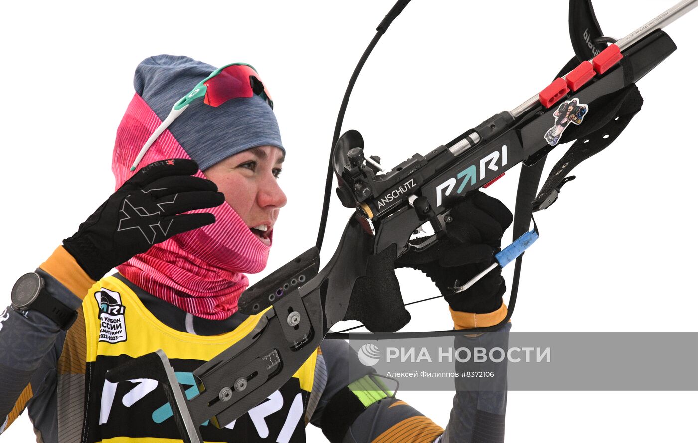 Биатлон. Кубок России. Женщины. Спринт