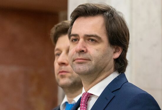 Церемония принятия присяги нового правительства под руководством Д. Речана в Молдавии