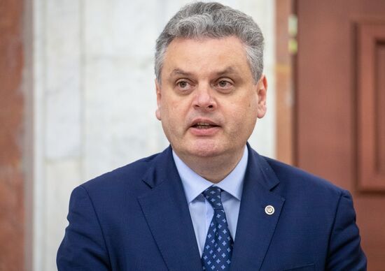 Церемония принятия присяги нового правительства под руководством Д. Речана в Молдавии