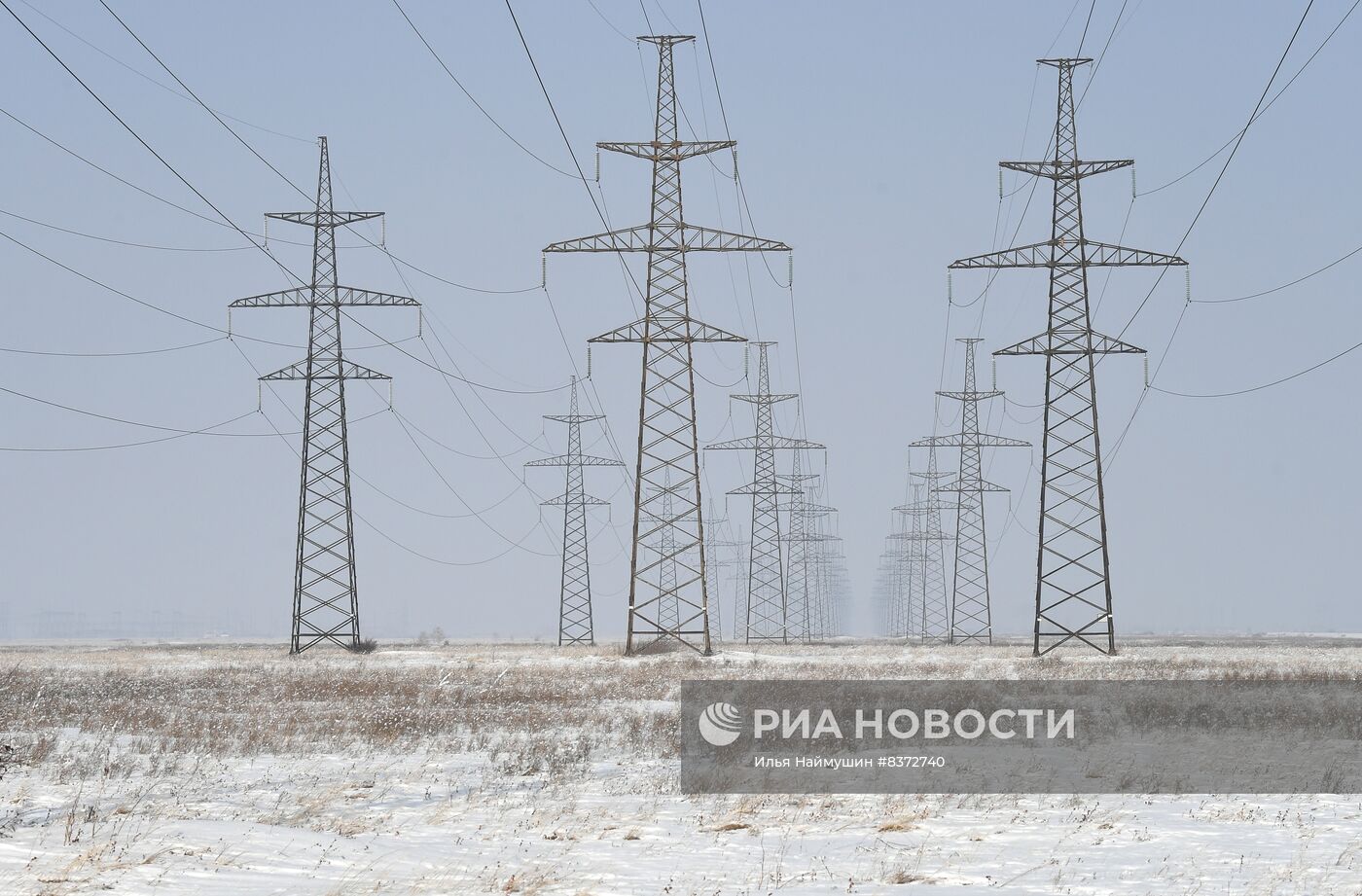 Линии электропередач в Хакасии