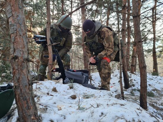 Разведчики Западного военного округа ВС РФ в зоне спецоперации