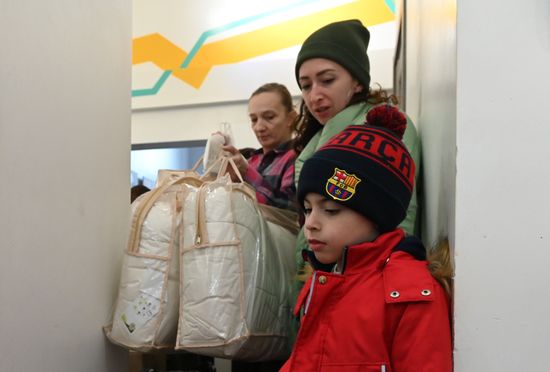 Сбор гуманитарной помощи для пострадавших от землетрясения в Сирии