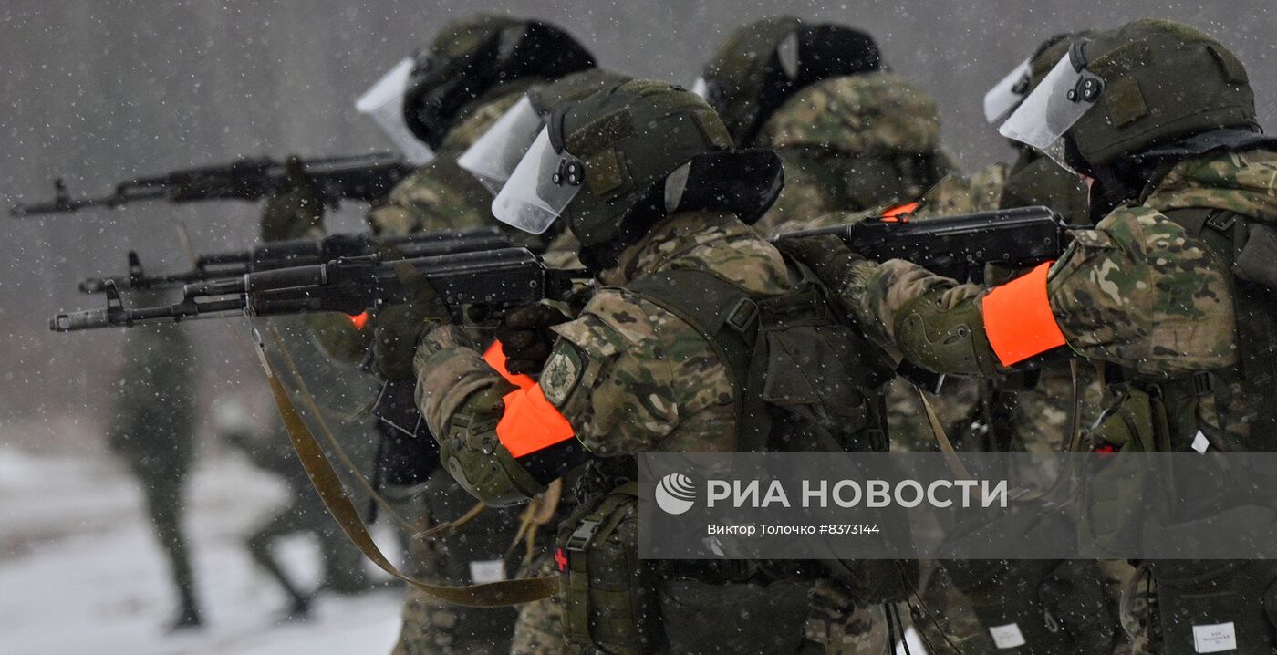 Практические занятия курсантов Военной академии Республики Беларусь