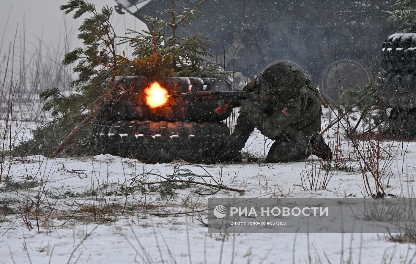 Практические занятия курсантов Военной академии Республики Беларусь