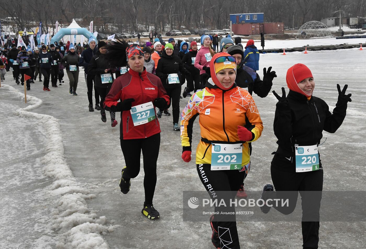Ледовый полумарафон "Vladivostok Ice Run 2023" 