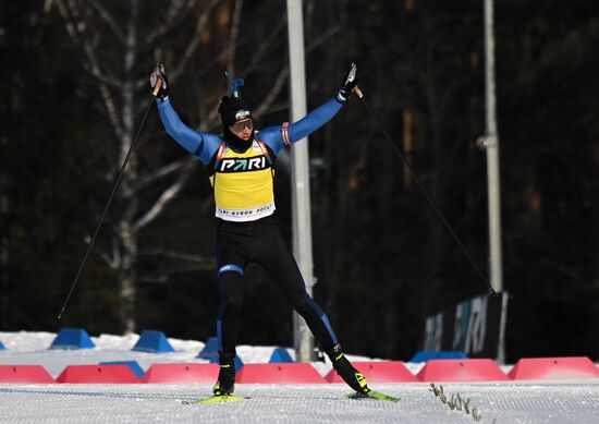 Биатлон. Кубок России. Мужчины. Гонка преследования