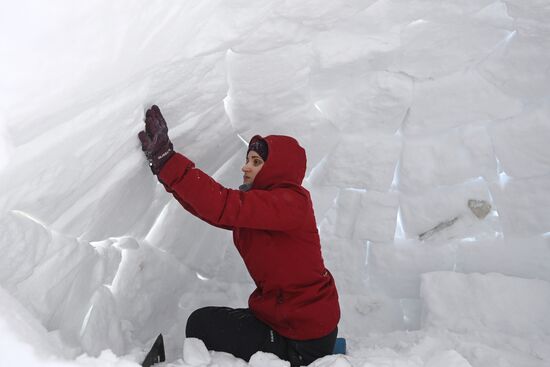Фестиваль Иглу-2023 "Город эскимосов" в Новосибирске
