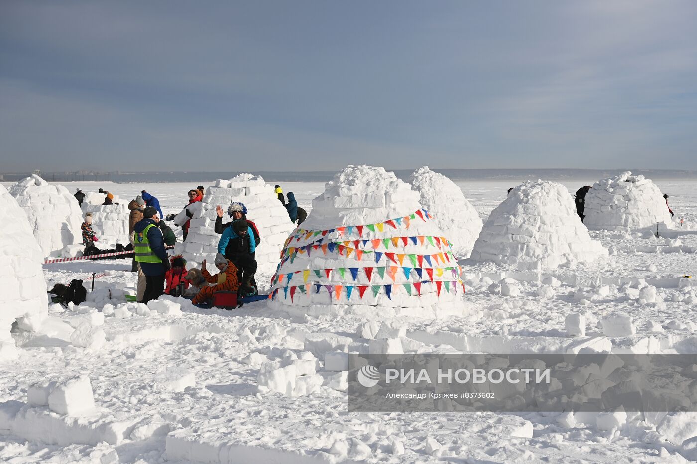 Фестиваль Иглу-2023 "Город эскимосов" в Новосибирске