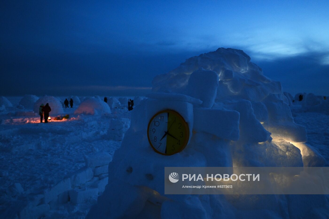 Фестиваль Иглу-2023 "Город эскимосов" в Новосибирске