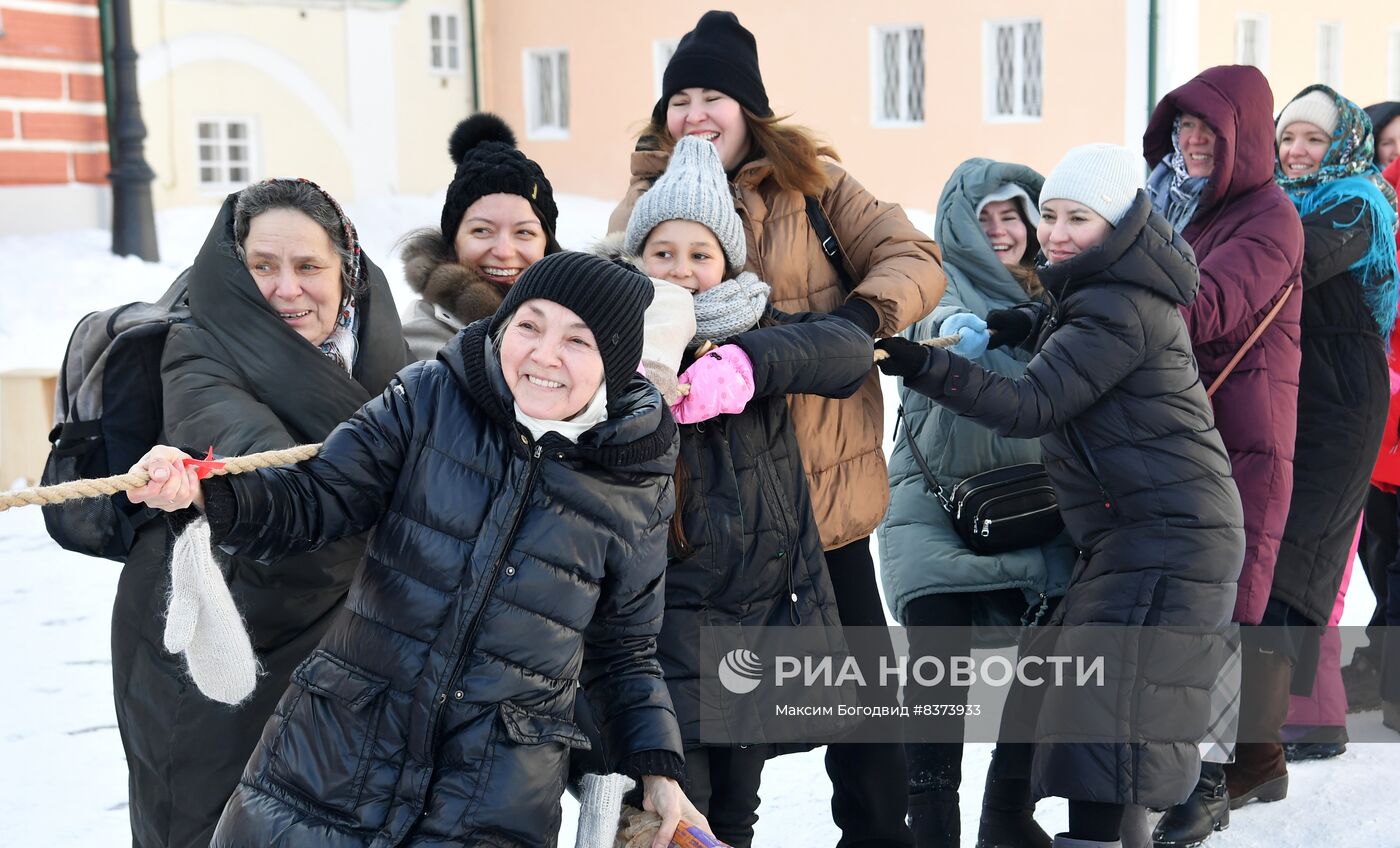 Мясопустная неделя в Казанском Богородицком мужском монастыре