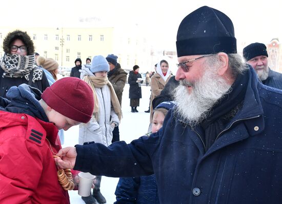 Мясопустная неделя в Казанском Богородицком мужском монастыре