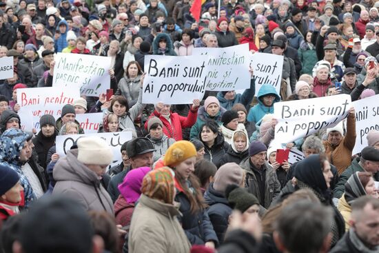 Протесты оппозиции в Кишиневе