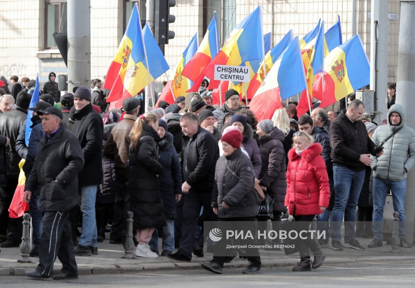 Протесты оппозиции в Кишиневе