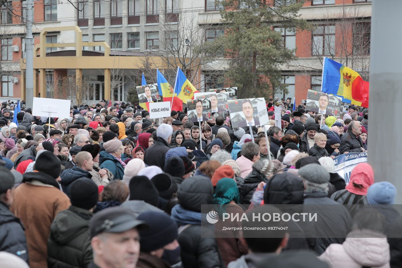 Протесты оппозиции в Кишиневе