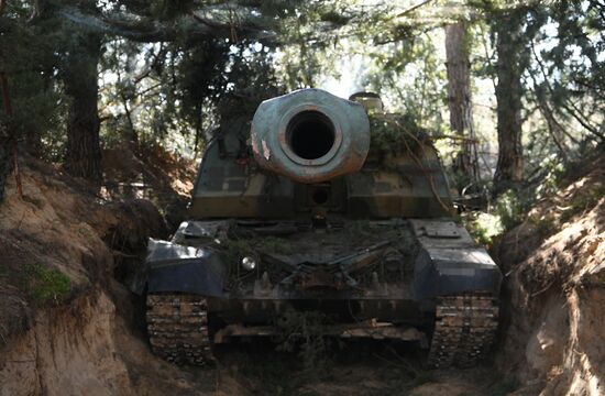 Работа артиллерийских расчетов в зоне СВО