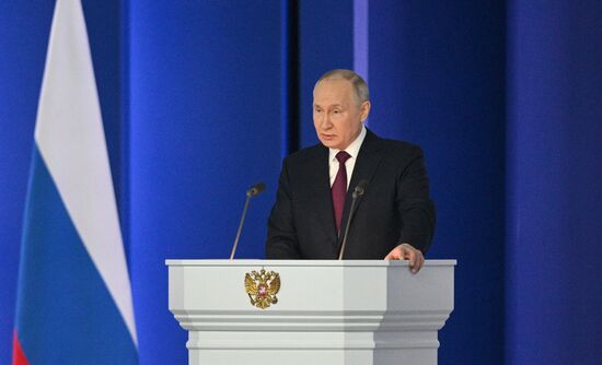 Послание президента РФ Владимира Путина Федеральному собранию
