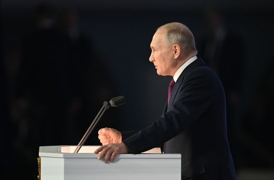 Послание президента РФ Владимира Путина Федеральному собранию