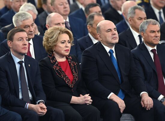 Послание президента РФ Владимира Путина Федеральному собранию